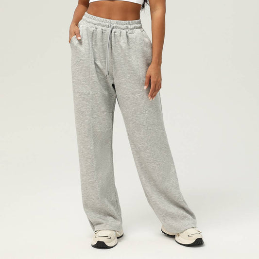Wide-Leg Drawstring Sport Pants