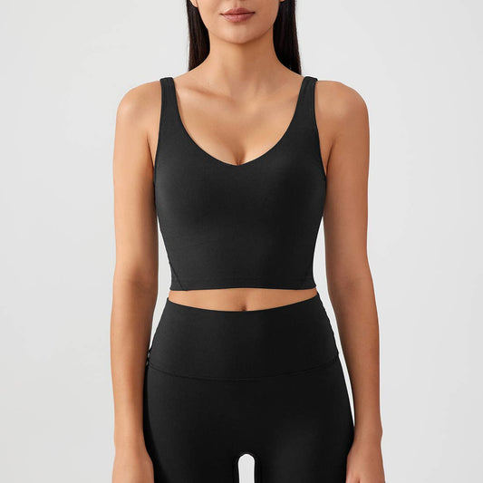 V-Neck Padded Sport Tank