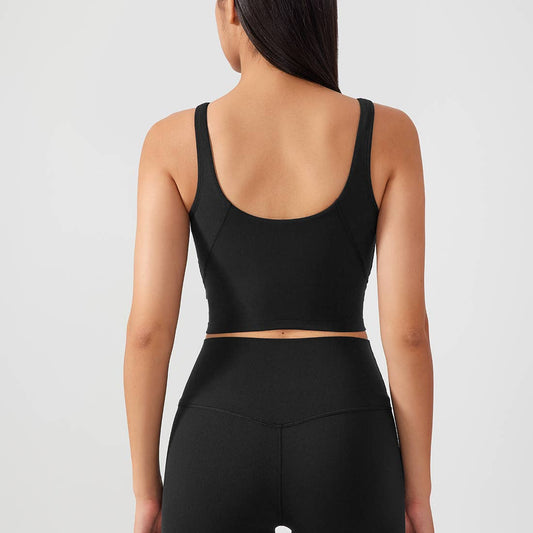 V-Neck Padded Sport Tank