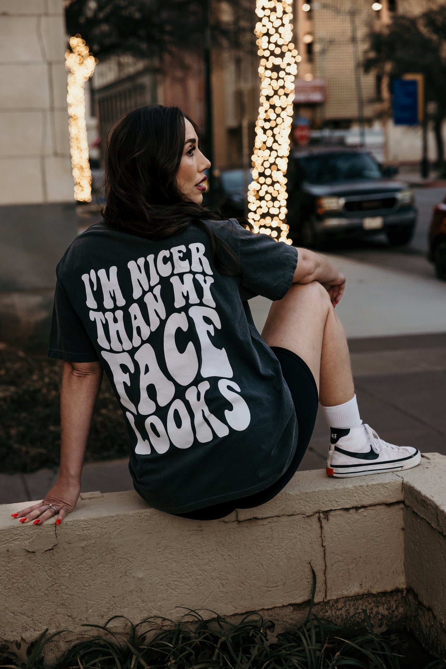 Nicer Than My Face Looks Graphic Tee