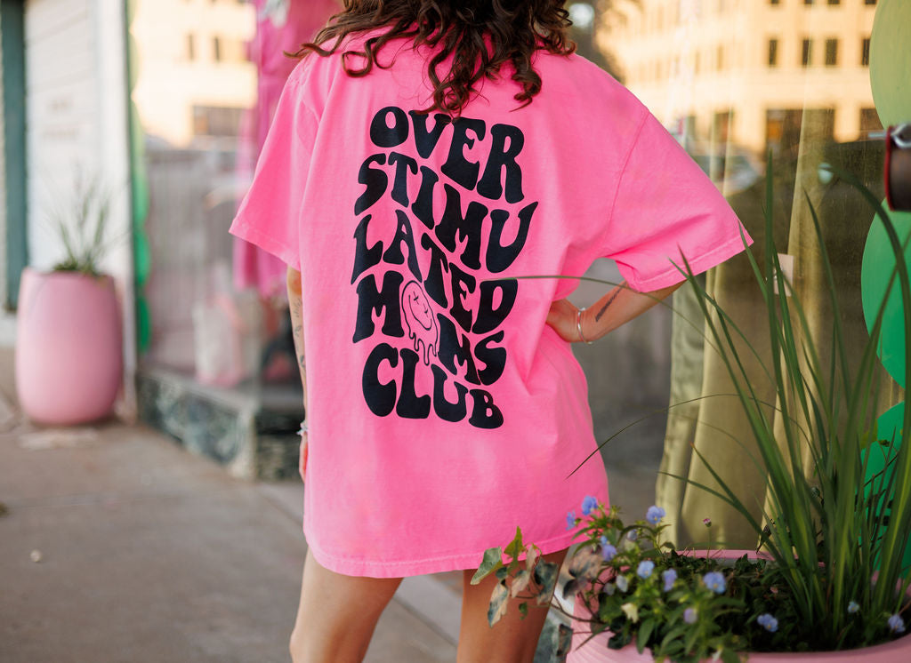 Overstimulated Moms Club Graphic Tee